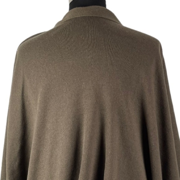 SONIA RYKIEL PARIS VINTAGE WOOL ANGORA KNIT TASSEL CAPE PONCHO SWEATER WRAP - Picture 6 of 9